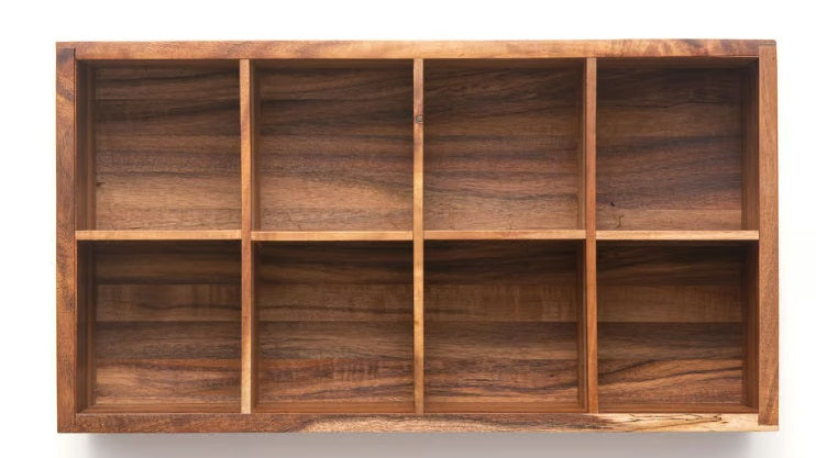 Ironwood Cornwall Tea Storage Box with Acyrlic Window by Kitchen Niche