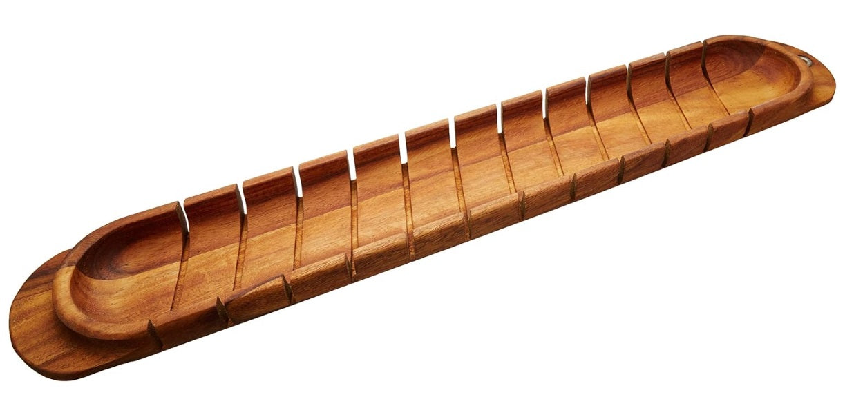 Ironwood Acacia Wood Avignon French Bread Miter by Kitchen Niche