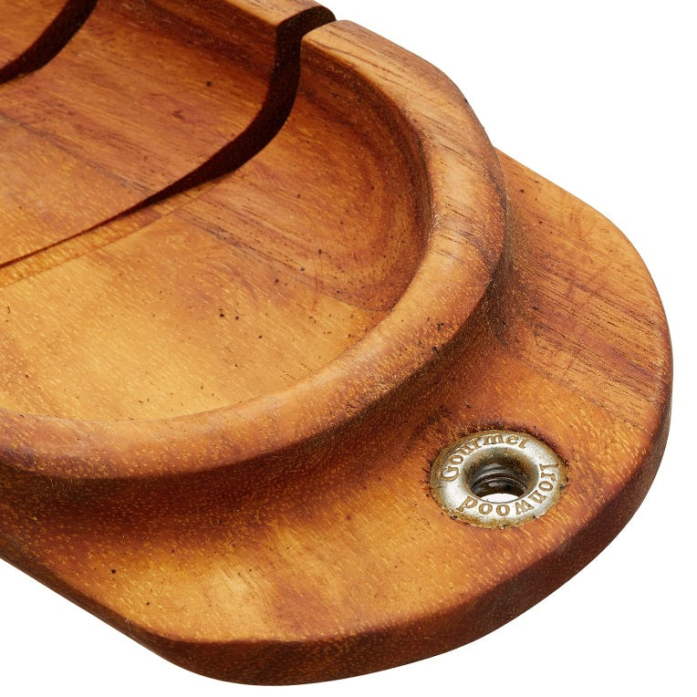 Ironwood Acacia Wood Avignon French Bread Miter by Kitchen Niche