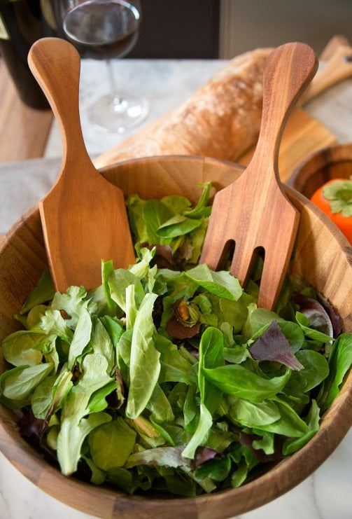 Ironwood Large Farmhouse Salad Utensil Set by Kitchen Niche