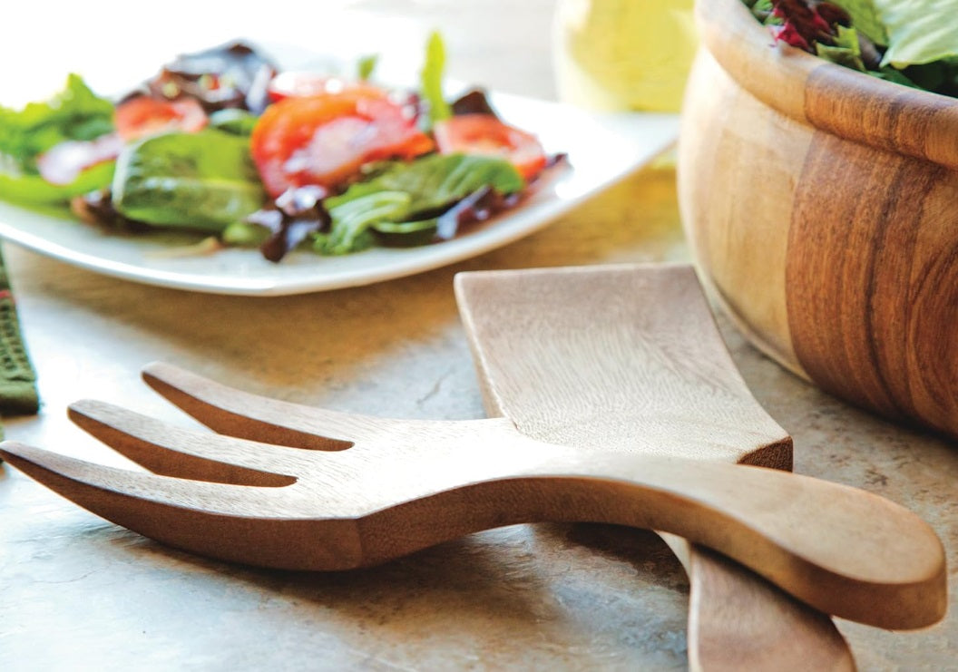 Ironwood Large Farmhouse Salad Utensil Set by Kitchen Niche