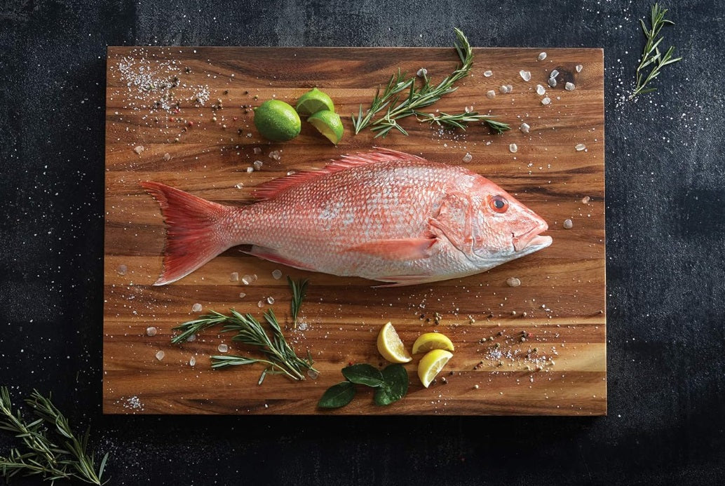 Ironwood Acacia Wood Large Long Grain Utility Chop Board by Kitchen Niche