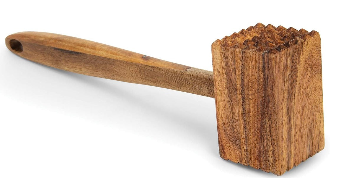 Ironwood Acacia Wood Meat Tenderizer by Kitchen Niche