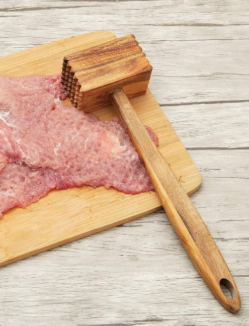 Ironwood Acacia Wood Meat Tenderizer by Kitchen Niche