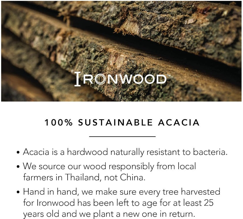 Ironwood Oslo End Grain Utility Cutting Board by Kitchen Niche