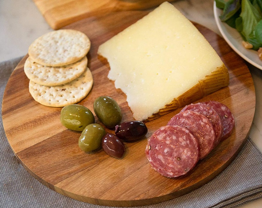 Ironwood Round Acacia Wood Cutting Board by Kitchen Niche