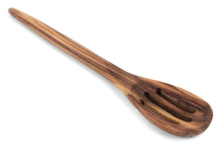 Ironwood Acacia Wood Slotted Spoon by Kitchen Niche