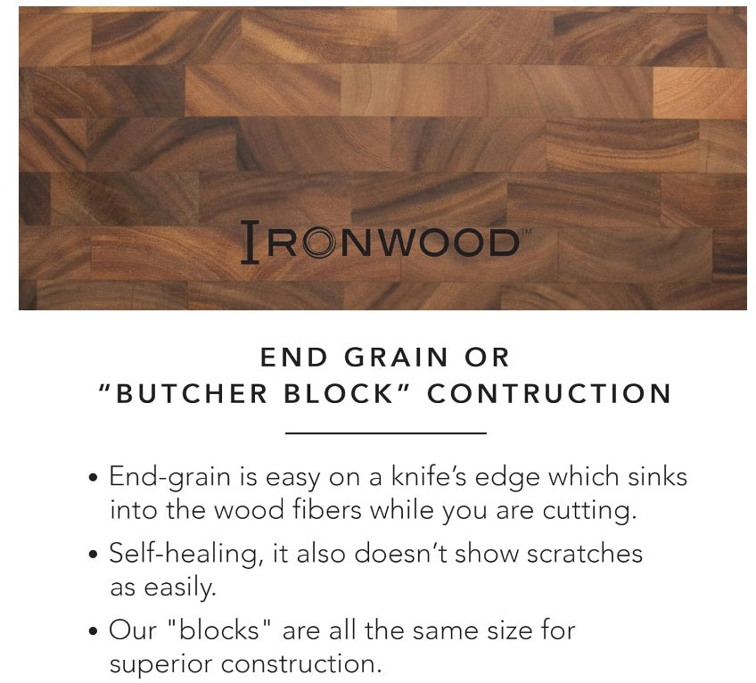 Ironwood Sweep-Off Acacia Wood Bread Cutting Board by Kitchen Niche