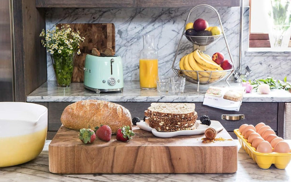 Ironwood Union Stock Yard Acacia Wood Butcher Block by Kitchen Niche