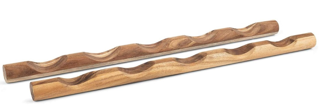 Ironwood Compact Acacia Wood Wine Rack by Kitchen Niche