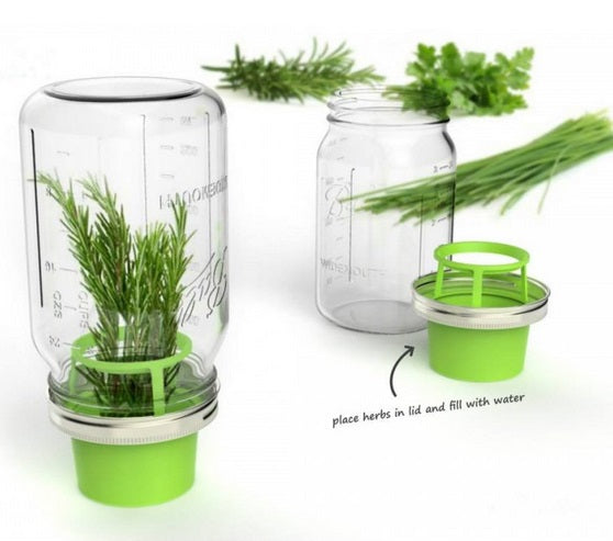 Jarware Herb Saver Mason Jar Lid by Kitchen Niche
