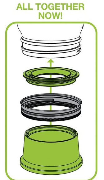 Jarware Herb Saver Mason Jar Lid by Kitchen Niche