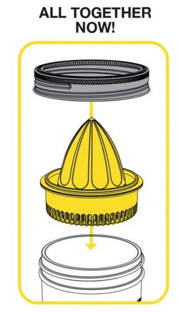 Jarware Juicer Mason Jar Lid by Kitchen Niche