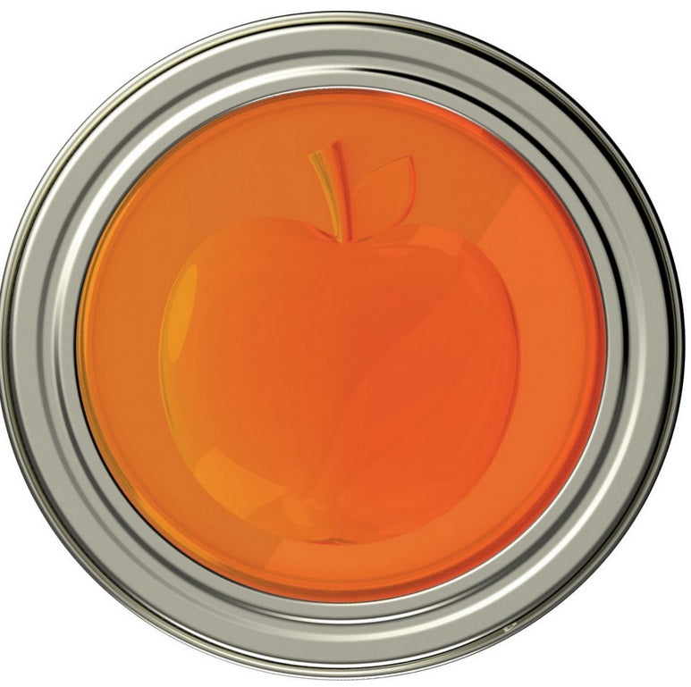 Jarware Set of 4 Peach Mason Jar Lid by Kitchen Niche