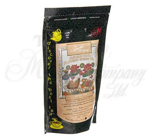 Metropolitan Tea Company Loose Jasmine Flowers Green Tea by Kitchen Niche