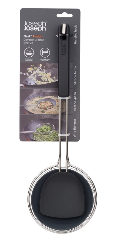 Joseph Joseph Fusion Compact Silicone Wok Tool Set by Kitchen Niche