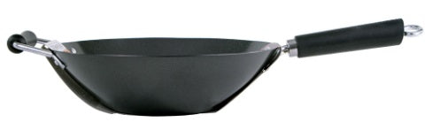 Ken Hom Non-Stick Carbon Steel Wok 12.2-Inch by Kitchen Niche