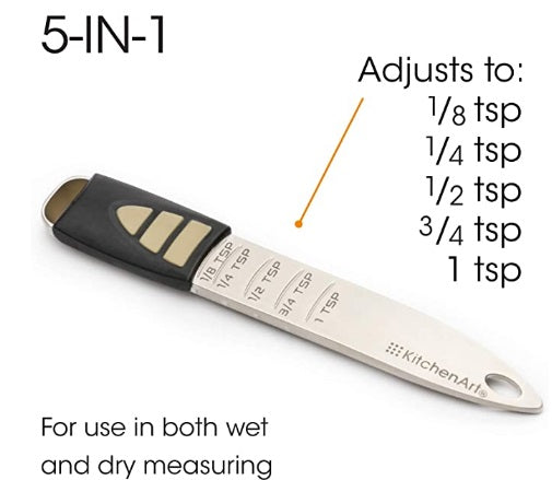 KitchenArt Professional Adjust-A-Teaspoon Measuring Spoon by Kitchen Niche