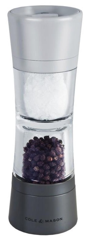 Cole &amp; Mason Lincoln Duo Salt &amp; Pepper Mill – White / Grey – 7.5&quot; / 19 cm by Kitchen Niche