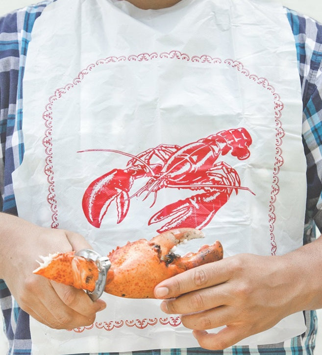 Fox Run Set of 4 Disposable Lobster Bibs by Kitchen Niche