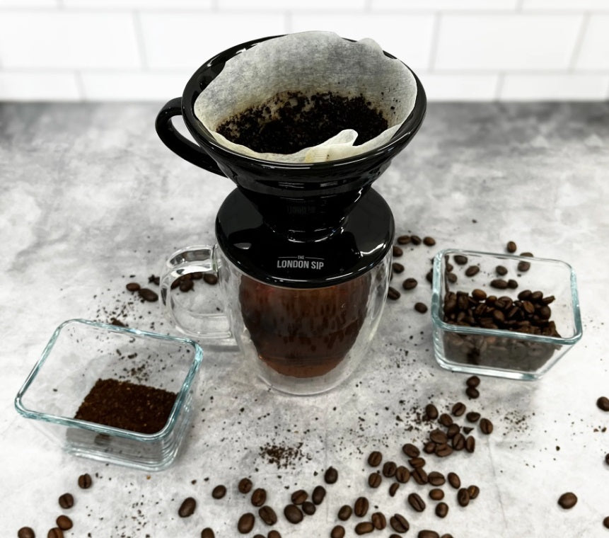 London Sip Ceramic Coffee Dripper 1-4 Cup by Kitchen Niche