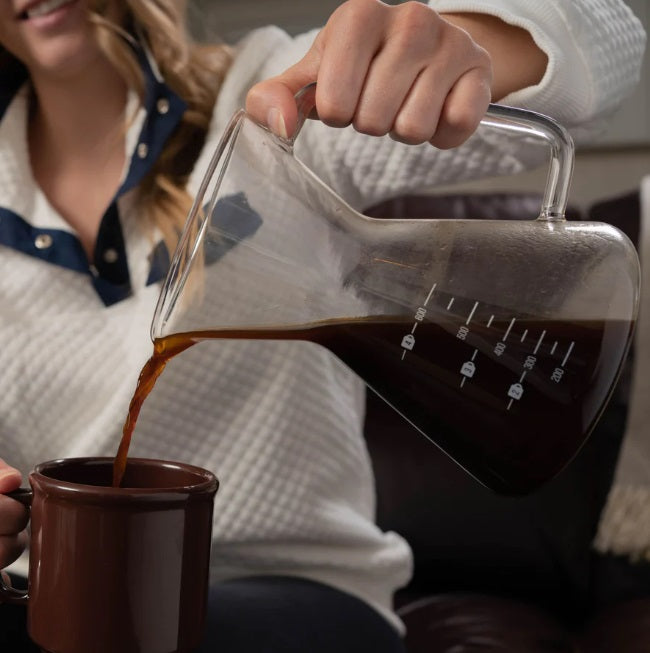 London Sip Glass Pour-Over Coffee Carafe 1200ml by Kitchen Niche