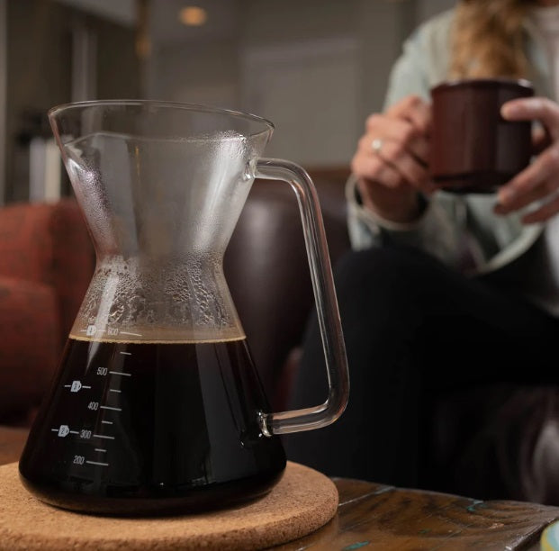 London Sip Glass Pour-Over Coffee Carafe 1200ml by Kitchen Niche