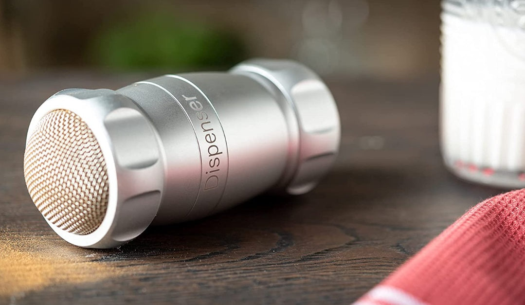 Marcato Silver Sugar, Flour & Cocoa Sifter and Dispenser by Kitchen Niche