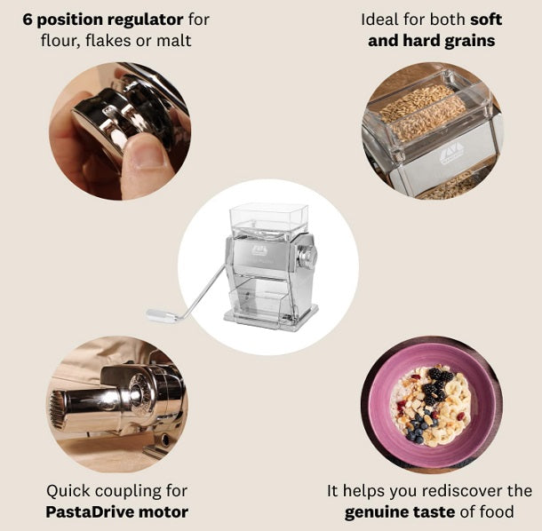 Marcato Atlas Marga Grain Mill Marcato by Kitchen Niche