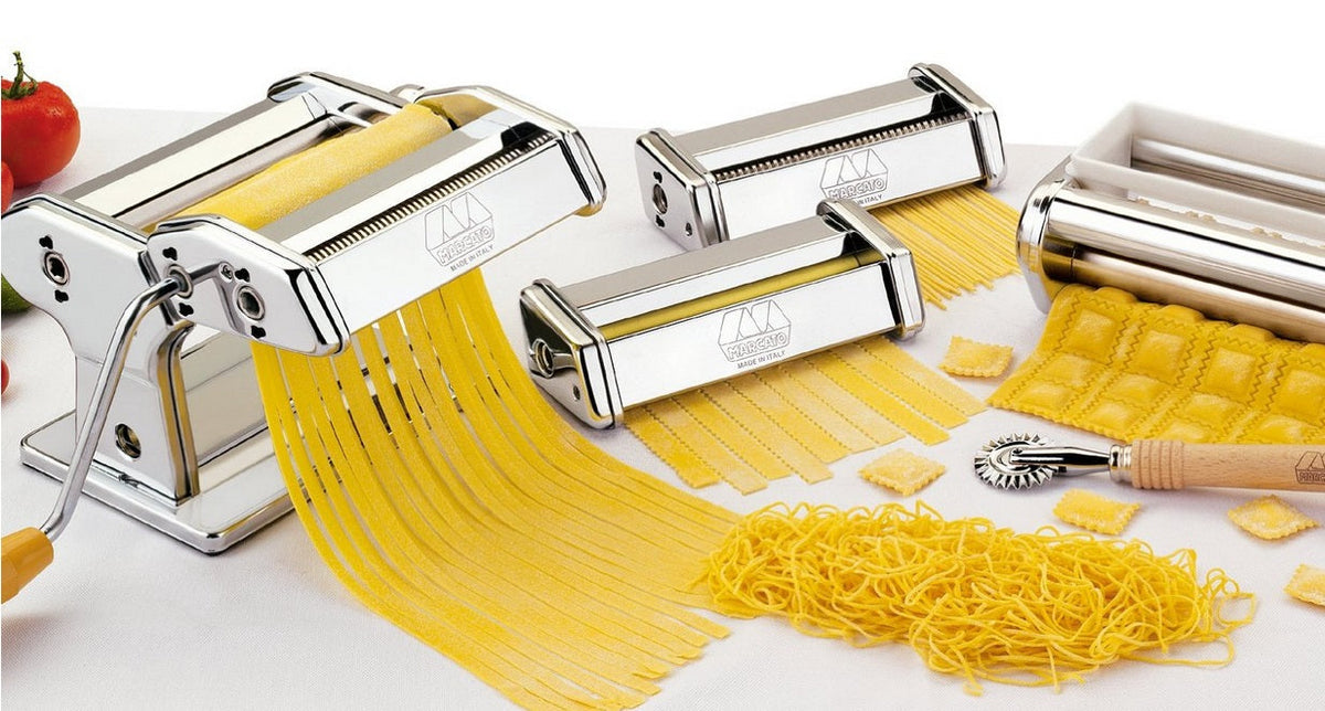 Marcato Atlas 150 Multipast Pasta Machine &amp; Ravioli Set by Kitchen Niche