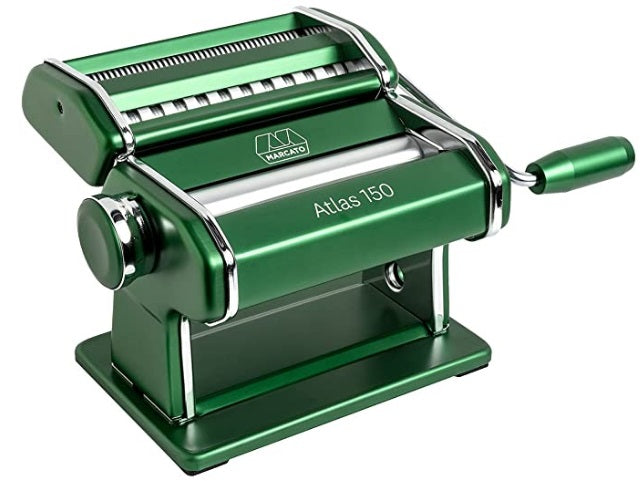 Marcato Atlas 150 Hunter Green Wellness Pasta Machine by Kitchen Niche