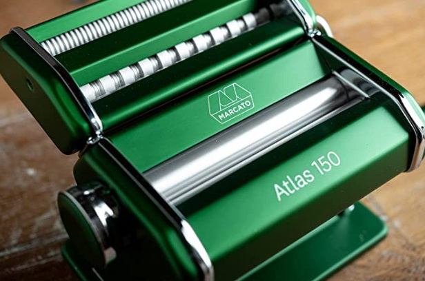 Marcato Atlas 150 Hunter Green Wellness Pasta Machine by Kitchen Niche