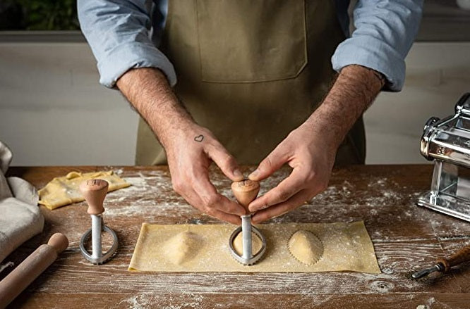 Marcato Oval Ravioli Stamp Cutter 100mm / 4" by Kitchen Niche