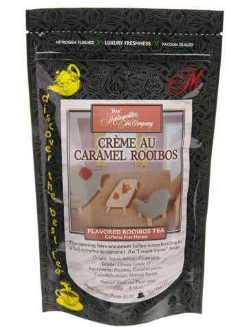 Metropolitan Tea Company Loose Creme Au Caramel Rooibos Tea by Kitchen Niche