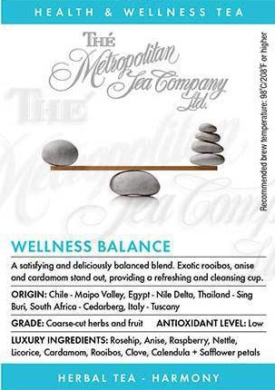 Metropolitan Tea Company Wellness Balance Tea 1.1lbs by Kitchen Niche