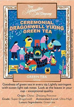 Metropolitan Tea Company Ceremonial Dragonwell Yixing Green Tea by Kitchen Niche