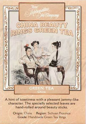 Metropolitan Tea Company China Beauty Rings Green Tea 1.1lbs by Kitchen Niche