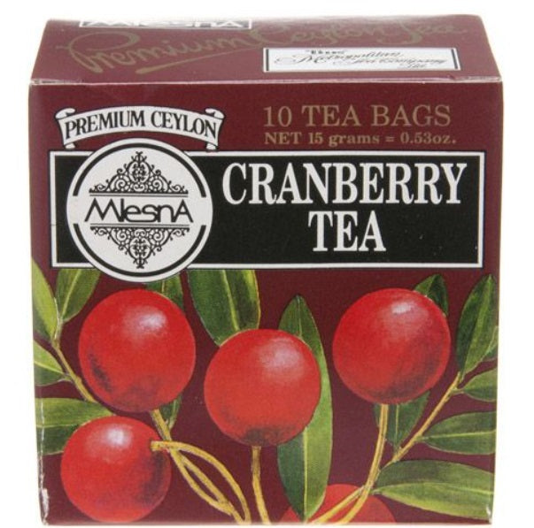 Metropolitan Tea Company Cranberry Tea Mini Pack of 10 Tea Bags Metropolitan Tea Company by Kitchen Niche