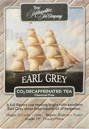 Metropolitan Tea Company Decaf Earl Grey Tea 1.1lbs by Kitchen Niche