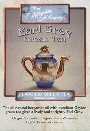 Metropolitan Tea Company Earl Grey Green Tea 1.1lbs by Kitchen Niche