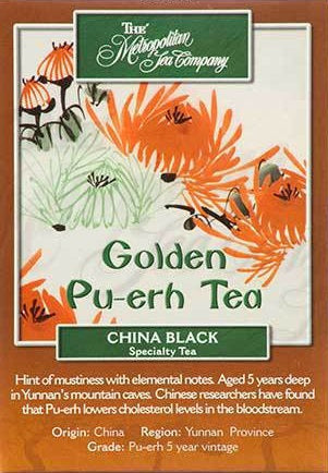 Metropolitan Tea Company Golden Pu-erh Tea 1.1lbs by Kitchen Niche