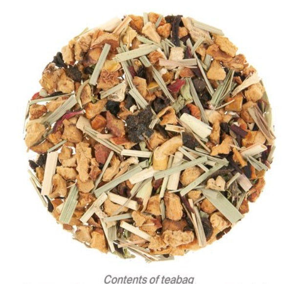 Metropolitan Tea Company METZ Organic Lemon Ginger 954 Iced Tea 15 Bags Metropolitan Tea Company by Kitchen Niche