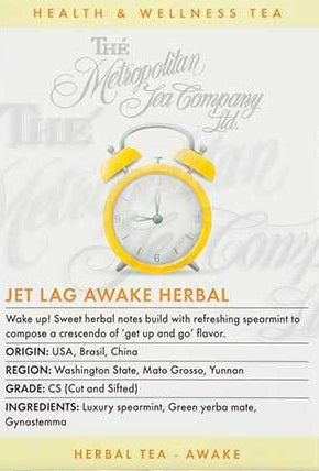 Metropolitan Tea Company Jet Lag Awake Herbal Tea 1.1lbs by Kitchen Niche