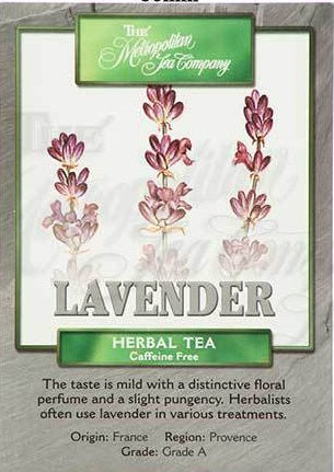 Metropolitan Tea Company Lavender Super Blue Tea 0.55lbs by Kitchen Niche