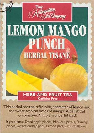 Metropolitan Tea Company Lemon Mango Fruit & Herb Tea 1.1lbs by Kitchen Niche