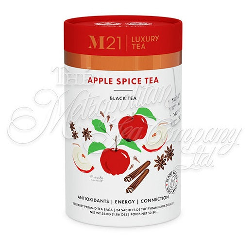 Metropolitan Tea M21 Apple Spice Tea Can Of 24 Bags by Kitchen Niche