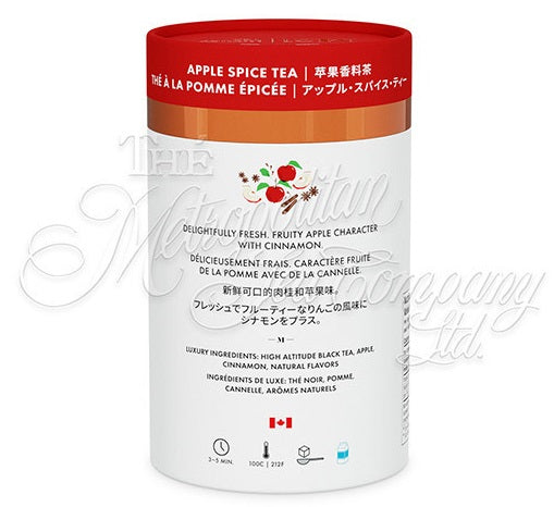 Metropolitan Tea M21 Apple Spice Tea Can Of 24 Bags by Kitchen Niche