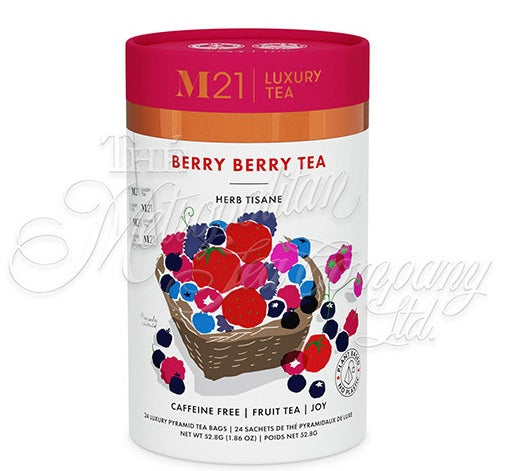 Metropolitan Tea M21 Berry Berry Tea Can Of 24 Bags by Kitchen Niche