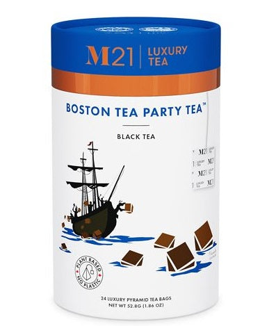 Metropolitan Tea M21 Boston Tea Party Tea Can Of 24 Bags by Kitchen Niche