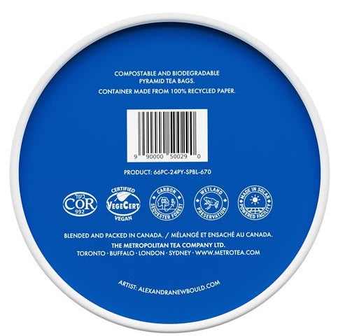 Metropolitan Tea M21 Boston Tea Party Tea Can Of 24 Bags by Kitchen Niche